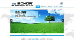 Desktop Screenshot of isokorusa.com