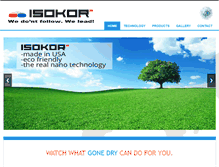 Tablet Screenshot of isokorusa.com